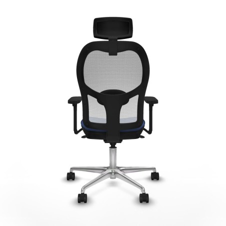 Office Chair with Headrest Piqueras y Crespo 3D086N2 Navy Blue