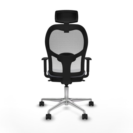 Office Chair with Headrest Piqueras y Crespo 1D086N2 Grey