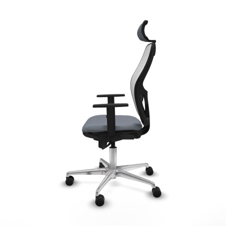 Chaise de Bureau avec Appui-tête Piqueras y Crespo 1D086N2 Gris