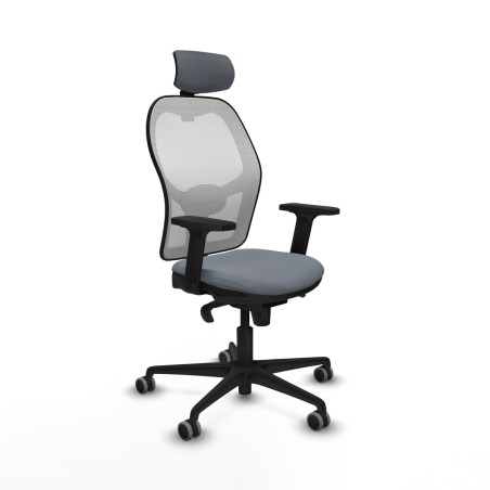 Sedia Ufficio con Poggiatesta Piqueras y Crespo 2D036G2 Grigio