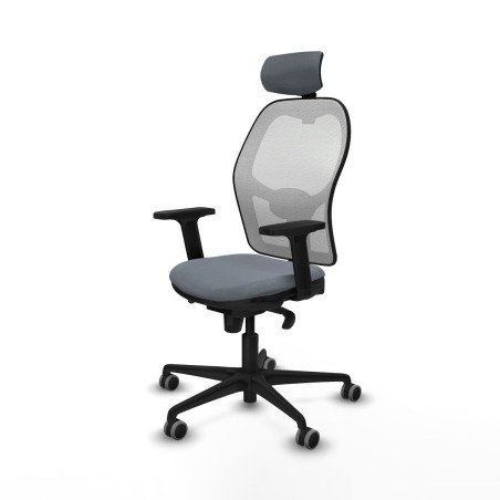 Chaise de Bureau avec Appui-tête Piqueras y Crespo 2D036G2 Gris