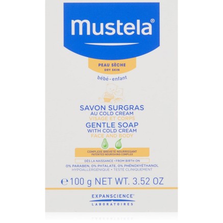 Pastilla de Jabón Mustela Cold Cream (100 g)
