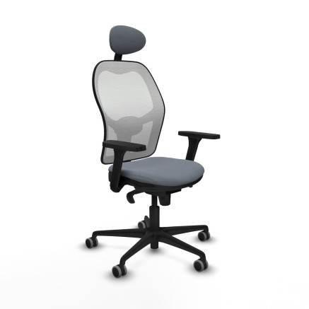 Chaise de Bureau avec Appui-tête Piqueras y Crespo 3D036G1 Gris