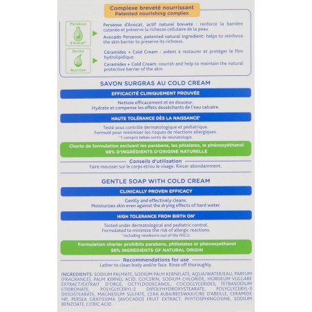 Pastilla de Jabón Mustela Cold Cream (100 g)