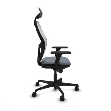 Office Chair with Headrest Piqueras y Crespo 3D036N1 Grey 2