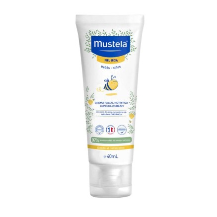 Voedende Gezichtscrème Mustela Cold Cream Kinderen Baby's (40 ml)