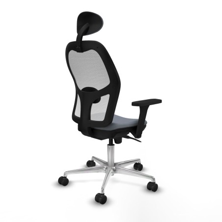 Sedia Ufficio con Poggiatesta Piqueras y Crespo 3D086N1 Grigio