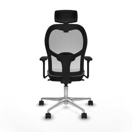 Chaise de Bureau avec Appui-tête Piqueras y Crespo 3D086N2 Gris