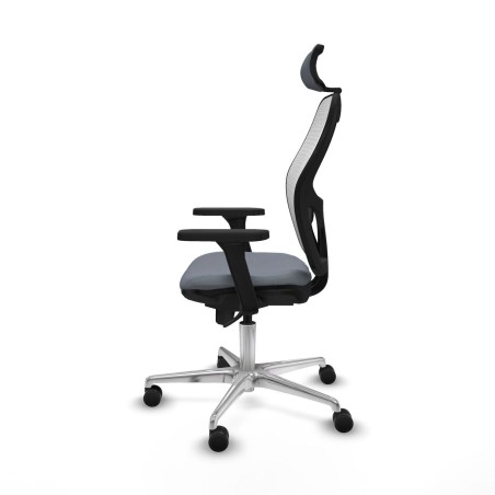 Chaise de Bureau avec Appui-tête Piqueras y Crespo 3D086N2 Gris