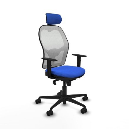 Office Chair with Headrest Piqueras y Crespo 1D036N2 Blue