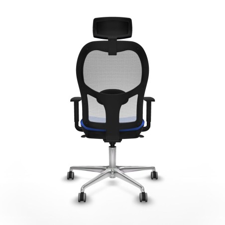 Chaise de Bureau avec Appui-tête Piqueras y Crespo 1D086G2 Bleu