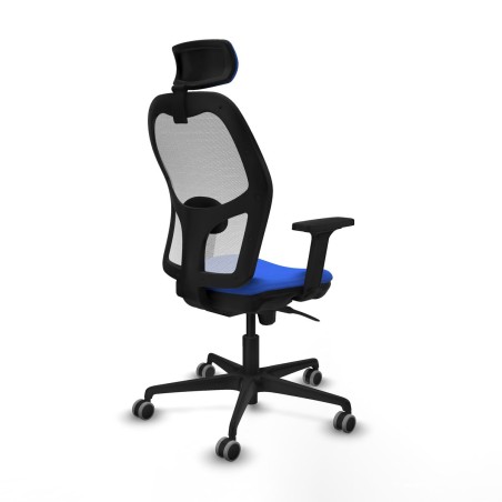 Sedia Ufficio con Poggiatesta Piqueras y Crespo 2D036G2 Azzurro