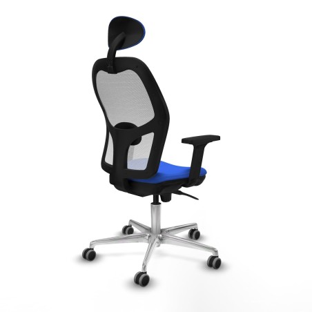 Sedia Ufficio con Poggiatesta Piqueras y Crespo 2D086G1 Azzurro