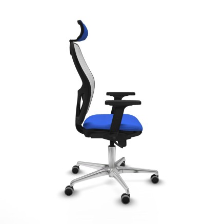 Office Chair with Headrest Piqueras y Crespo 2D086G2 Blue 2