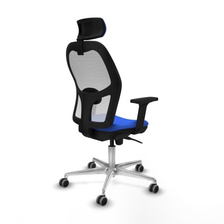 Bürostuhl mit Kopfstütze Piqueras y Crespo 2D086G2 Blau