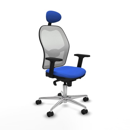 Bürostuhl mit Kopfstütze Piqueras y Crespo 2D086N1 Blau