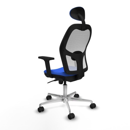 Chaise de Bureau avec Appui-tête Piqueras y Crespo 2D086N1 Bleu