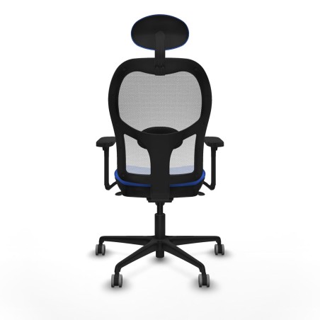 Chaise de Bureau avec Appui-tête Piqueras y Crespo 3D036G1 Bleu