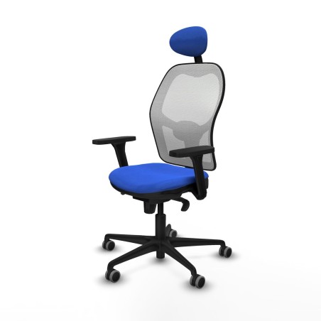 Chaise de Bureau avec Appui-tête Piqueras y Crespo 3D036G1 Bleu