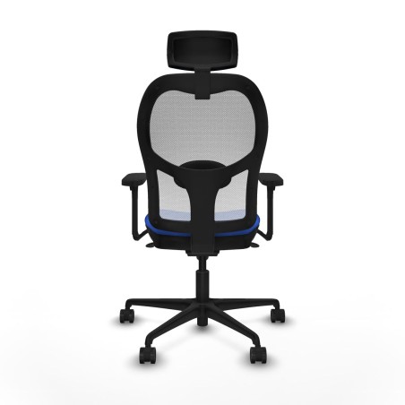Office Chair with Headrest Piqueras y Crespo 3D036N2 Blue