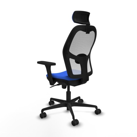 Office Chair with Headrest Piqueras y Crespo 3D036N2 Blue