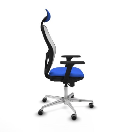 Office Chair with Headrest Piqueras y Crespo 3D086G1 Blue 2