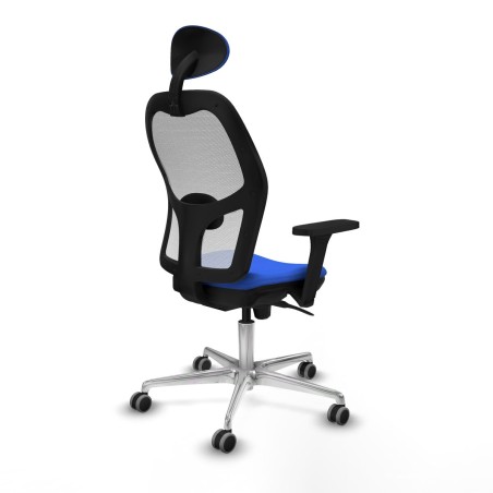 Office Chair with Headrest Piqueras y Crespo 3D086G1 Blue