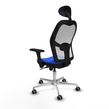 Office Chair with Headrest Piqueras y Crespo 3D086G1 Blue
