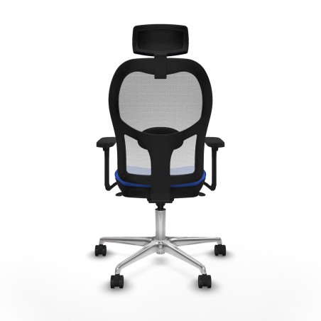 Office Chair with Headrest Piqueras y Crespo 3D086N2 Blue