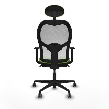 Sedia Ufficio con Poggiatesta Jorquera Piqueras y Crespo 1D036G1 Pista