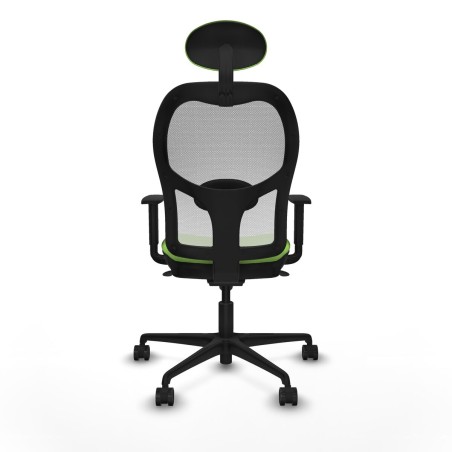 Sedia Ufficio con Poggiatesta Jorquera Piqueras y Crespo 1D036N1 Pista