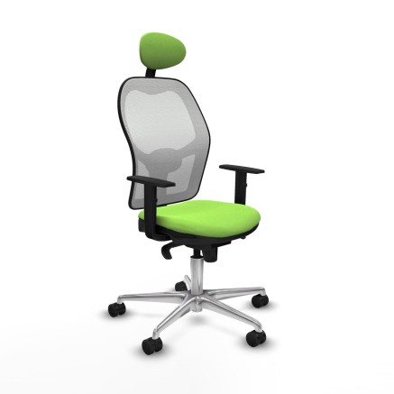 Office Chair with Headrest Jorquera Piqueras y Crespo 1D086N1 Pistachi