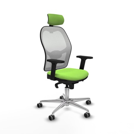 Sedia Ufficio con Poggiatesta Piqueras y Crespo 2D086G2 Pistacchio