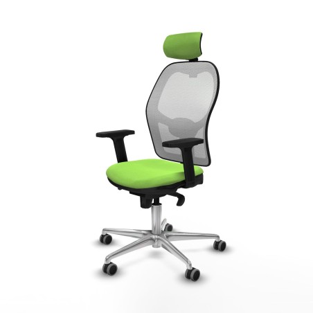 Sedia Ufficio con Poggiatesta Piqueras y Crespo 2D086G2 Pistacchio