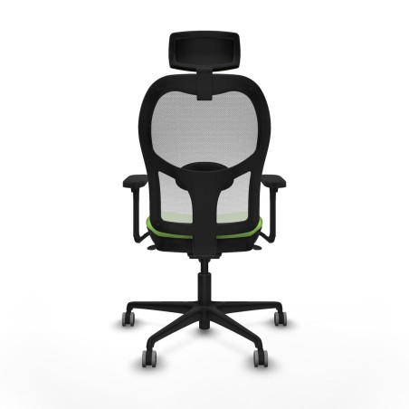 Sedia Ufficio con Poggiatesta Piqueras y Crespo 3D036G2 Pistacchio