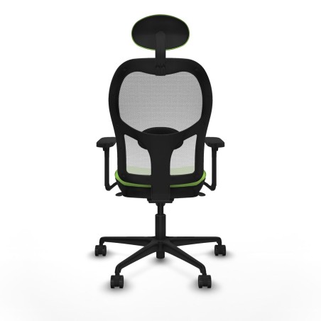 Sedia Ufficio con Poggiatesta Piqueras y Crespo 3D036N1 Pistacchio