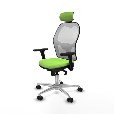 Sedia Ufficio con Poggiatesta Piqueras y Crespo 3D086N2 Pistacchio