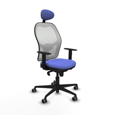 Office Chair with Headrest Jorquera Piqueras y Crespo 1D036G1 Light Bl