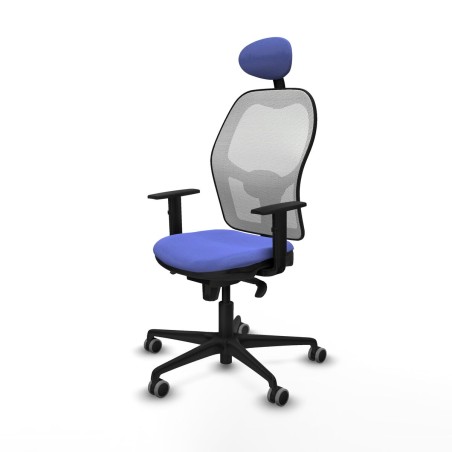 Sedia Ufficio con Poggiatesta Jorquera Piqueras y Crespo 1D036G1 Azzur