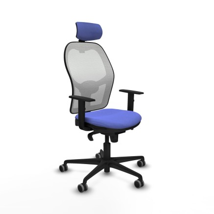 Chaise de Bureau avec Appui-tête Piqueras y Crespo 1D036G2 Bleu clair