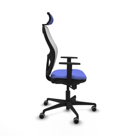 Sedia Ufficio con Poggiatesta Piqueras y Crespo 1D036G2 Azzurro Chiaro 2