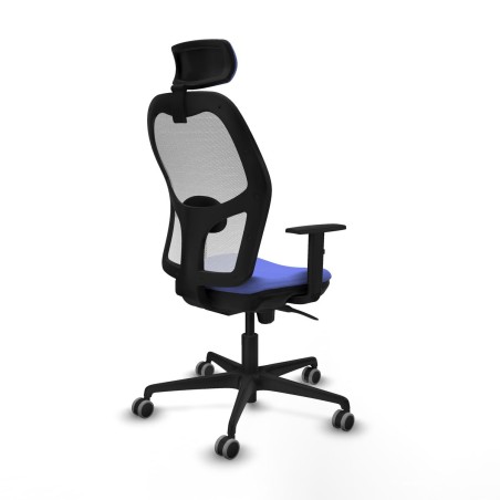 Sedia Ufficio con Poggiatesta Piqueras y Crespo 1D036G2 Azzurro Chiaro