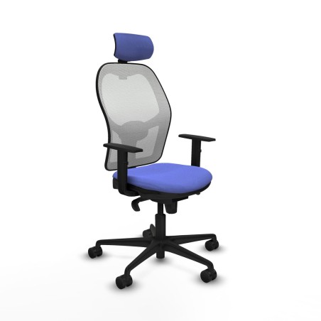 Chaise de Bureau avec Appui-tête Piqueras y Crespo 1D036N2 Bleu clair