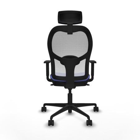 Sedia Ufficio con Poggiatesta Piqueras y Crespo 1D036N2 Azzurro Chiaro