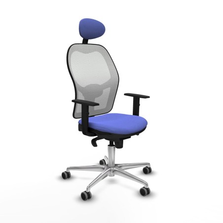 Office Chair with Headrest Jorquera Piqueras y Crespo 1D086G1 Light Bl