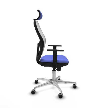 Office Chair with Headrest Piqueras y Crespo 1D086G2 Light Blue 2