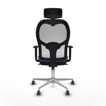 Sedia Ufficio con Poggiatesta Piqueras y Crespo 1D086G2 Azzurro Chiaro