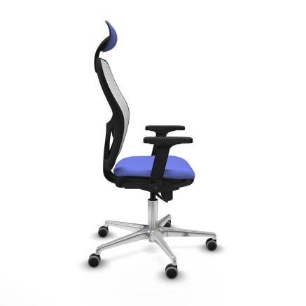 Chaise de Bureau avec Appui-tête Piqueras y Crespo 2D086G1 Bleu clair 2