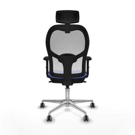 Sedia Ufficio con Poggiatesta Piqueras y Crespo 2D086G2 Azzurro Chiaro