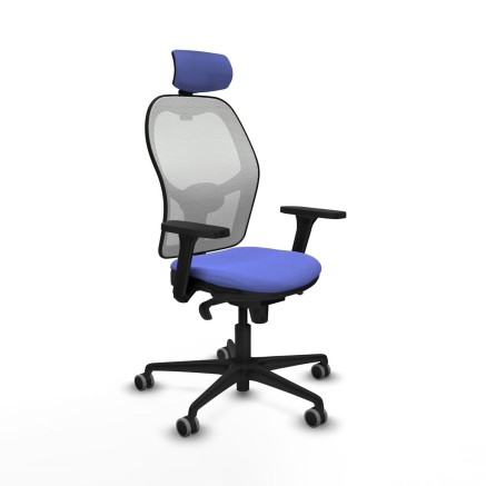Chaise de Bureau avec Appui-tête Piqueras y Crespo 3D036G2 Bleu clair